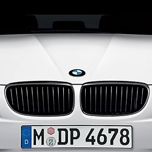 Calandre noir mat doubles barres BMW E90 E91 04 08 318D 320D 325D 330D 335D