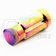 ECROU DE ROUE ACIER FIN FORGEE NEO LOOK TITANE PACK DE 20