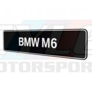 PLAQUES BMW M6 PROMOTIONNELLE M MOTORSPORT