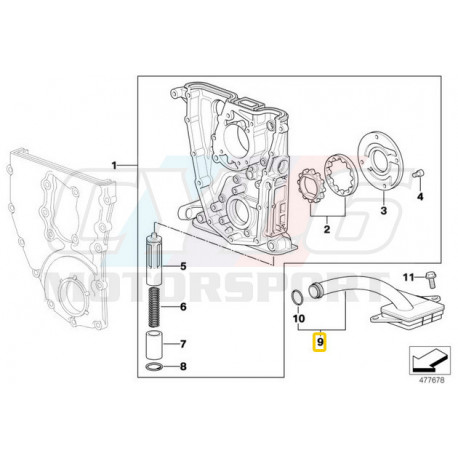 RACCORD TUYAU ADMISSION D AIR 11411432270 BMW ORIGINE