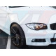 BMW SÉRIE 1 E81 E82 E87 E88 (04-11) PHARES AVANT DESIGN ANGEL EYES JAUNE FOND NOIR