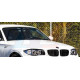 BMW SÉRIE 1 E81 E82 E87 E88 (04-11) PHARES AVANT DESIGN ANGEL EYES JAUNE FOND NOIR