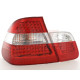 E46 98-01 BERLINE FEUX AR LED ROUGE/BLANC