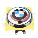 LOGO 82MM ARRIERE AVEC OPTION CAMERA DE RECUL 50EME ANNIVERSAIRE MOTORSPORT HERITAGE G22 G23 G26 G82 G83 BMW ORIGINE