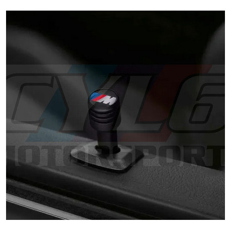 LOQUETS DE PORTE NOIR BMW PERFORMANCE 51955A368C7 51 95 5 A36 8C7 5A368C7