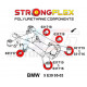 SILENT BLOCS DE OREILLE DE PONT BMW E39 33171093008 031718A 031718B STRONGFLEX