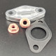 Kit Couvercle de fermeture pompe a air secondaire " Block Off plate " BMW 11721742644 11727514860 11721742644