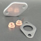 Kit Couvercle de fermeture pompe a air secondaire " Block Off plate " BMW 11721742644 11727514860 11721742644